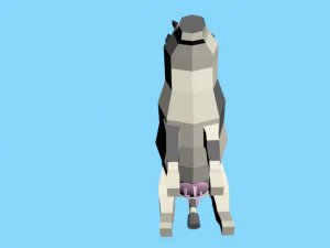 animali basso poli Modello 3D