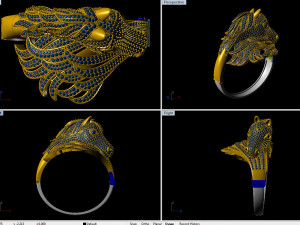 hourse bangle Model Cetak 3D
