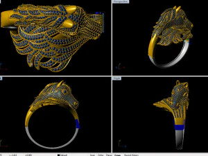 hourse bangle 3D Print Model