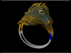 hourse bangle Model Cetak 3D