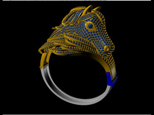 hourse bangle 3D Print Model