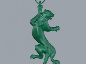 panther pendent 3D प्रिंट मॉडल