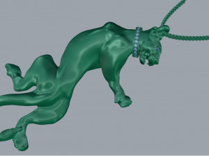 panther pendent 3D प्रिंट मॉडल