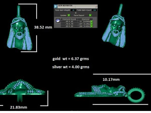 jesus god pendent 02 3D Print Model