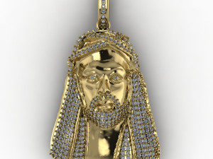 jesus god pendent 02 3D 프린트 모델