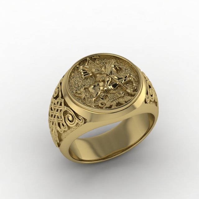 Square Leaf Gold Ring For Men – Welcome to Rani Alankar