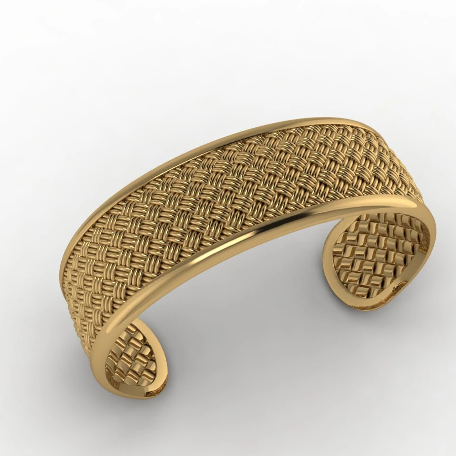 weave braclet 3D Print Model .c4d .max .obj .3ds .fbx .stl .blend 