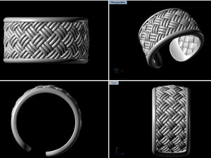weave ring 3D Print Model