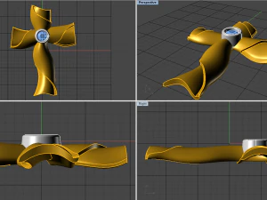 kruishanger -4 3D printmodel