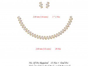 Necklace bulk 3dm 50 files ready to print part 07 3D-printmodel