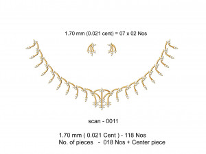 Necklace bulk 3dm 50 files ready to print part 07 3D-printmodel
