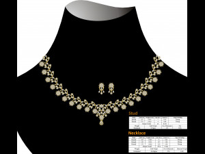 Necklace bulk STL 50 files ready to print part 06 Modèles 3D en vedette