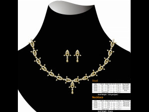 Necklace bulk STL 50 files ready to print part 06 Modèles 3D en vedette