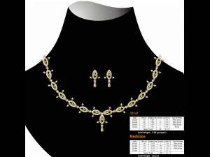 Necklace bulk STL 50 files ready to print part 06 3D Print Model