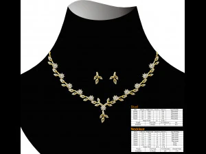 Necklace bulk STL 50 files ready to print part 06 3D Print Model