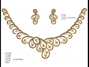 Necklace bulk STL 50 files ready to print part 06 Modèles 3D en vedette
