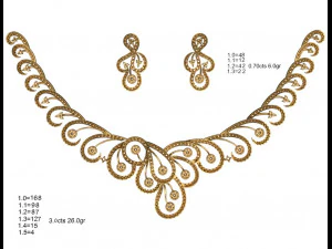 Necklace bulk STL 50 files ready to print part 06 3D Print Model