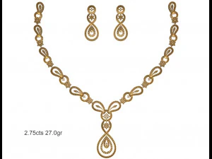 Necklace bulk STL 50 files ready to print part 06 3D Print Model