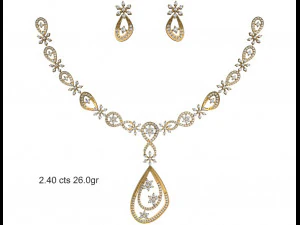 Necklace bulk STL 50 files ready to print part 06 3D Print Model