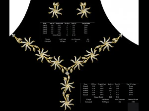 Necklace bulk STL 50 files ready to print part 06 3D Print Model