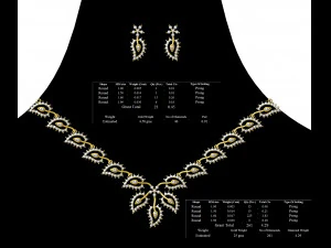 Necklace bulk STL 50 files ready to print part 06 3D Print Model