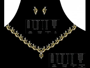 Necklace bulk STL 50 files ready to print part 06 3D Print Model