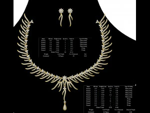 Necklace bulk STL 50 files ready to print part 06 3D Print Model