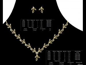 Necklace bulk STL 50 files ready to print part 06 3D Print Model