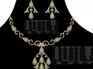 Necklace bulk STL 50 files ready to print part 06 Modèles 3D en vedette