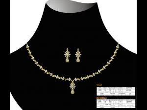 Necklace bulk STL 50 files ready to print part 06 3D Print Model