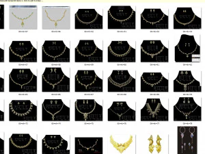 Ketting bulk STL 50-bestanden klaar om deel 05 af te drukken 3D printmodel