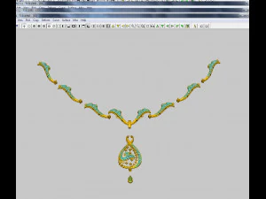 Necklace bulk STL 50 files ready to print part 05 3D Print Model