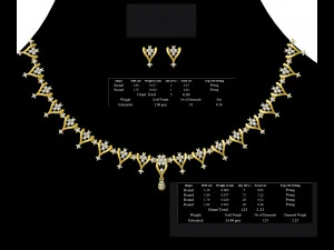 Necklace bulk STL 50 files ready to print part 05 3D Print Model