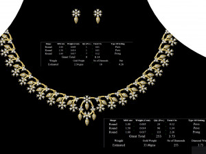 Necklace bulk STL 50 files ready to print part 05 3D Принт Модель