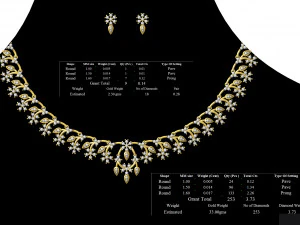 Necklace bulk STL 50 files ready to print part 05 3D Print Model