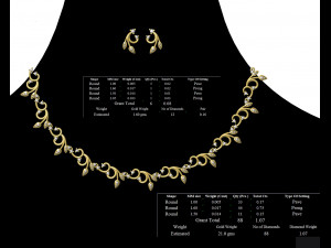 Necklace bulk STL 50 files ready to print part 05 3D Принт Модель