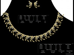 Necklace bulk STL 50 files ready to print part 05 3D Print Model