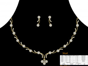 Necklace bulk STL 50 files ready to print part 05 3D Принт Модель