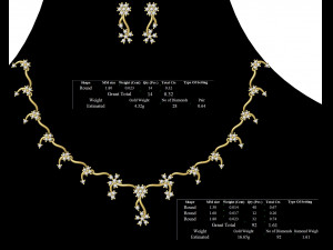 Necklace bulk STL 50 files ready to print part 05 3D Принт Модель
