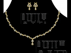 Necklace bulk STL 50 files ready to print part 05 3D Print Model