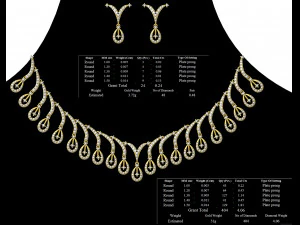 Necklace bulk STL 50 files ready to print part 05 3D Print Model