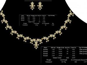 Necklace bulk STL 50 files ready to print part 05 3D Print Model