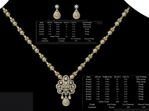 Necklace bulk STL 50 files ready to print part 05 3D Print Model