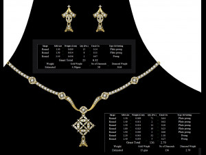 Necklace bulk STL 50 files ready to print part 05 3D Принт Модель