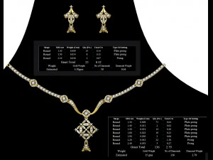 Necklace bulk STL 50 files ready to print part 05 3D Print Model