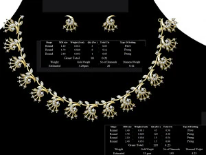 Necklace bulk STL 50 files ready to print part 05 3D Print Model