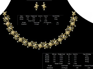 Necklace bulk STL 50 files ready to print part 05 3D Print Model