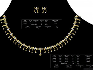 Necklace bulk STL 50 files ready to print part 04 Modelo de impresión 3D