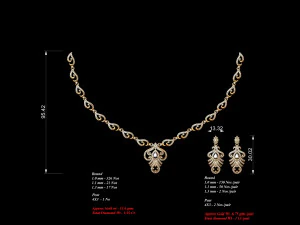 Necklace bulk STL 40 files ready to print part 03 3D Print Model