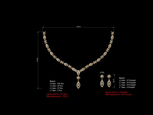 Necklace bulk STL 40 files ready to print part 03 Model do druku 3D